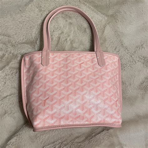 goyard tote pink bag|pink goyard handbags.